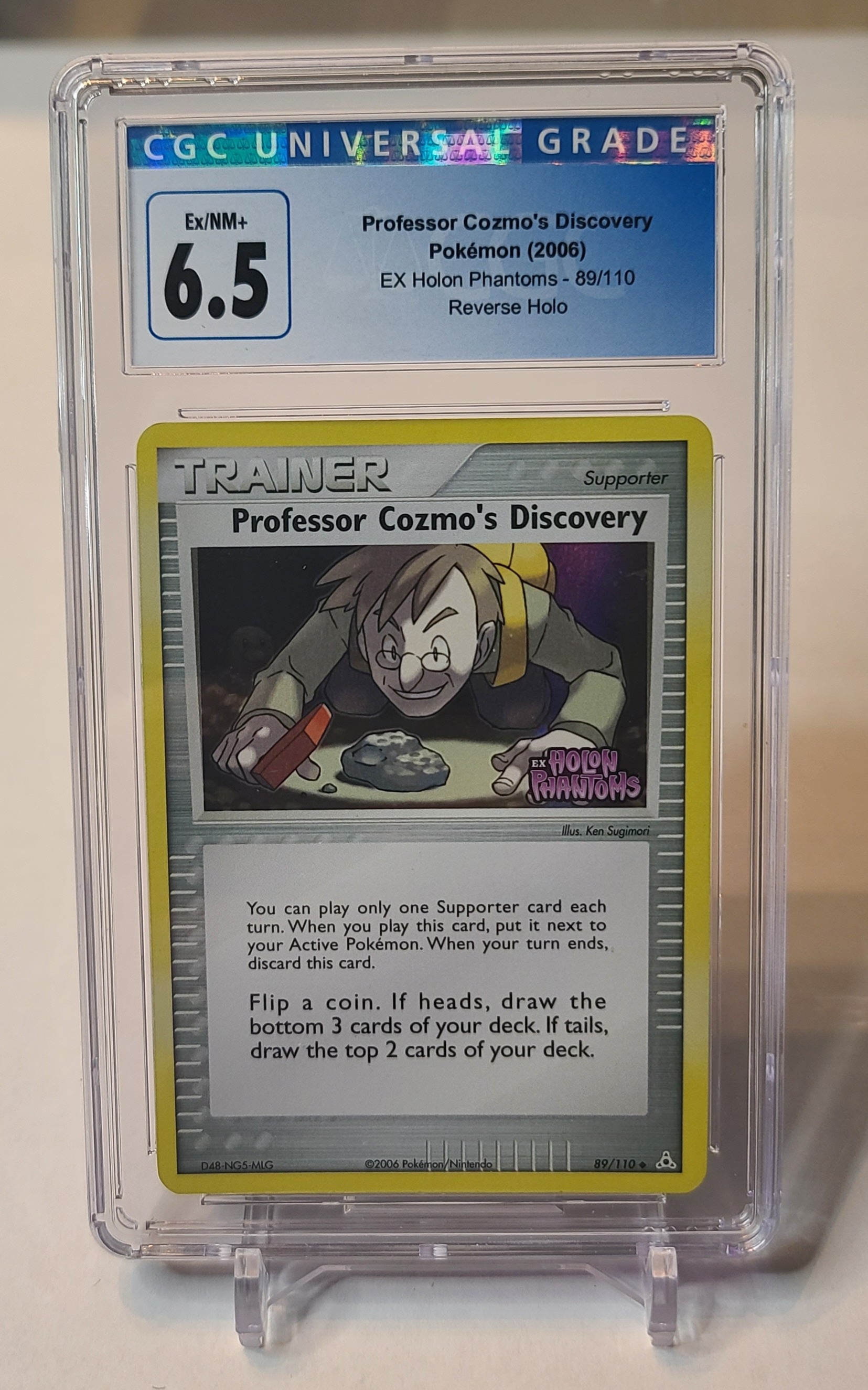 Professor Cozmo's Discovery #89 – EX Holon Phantoms – Uncommon – CGC 6.5