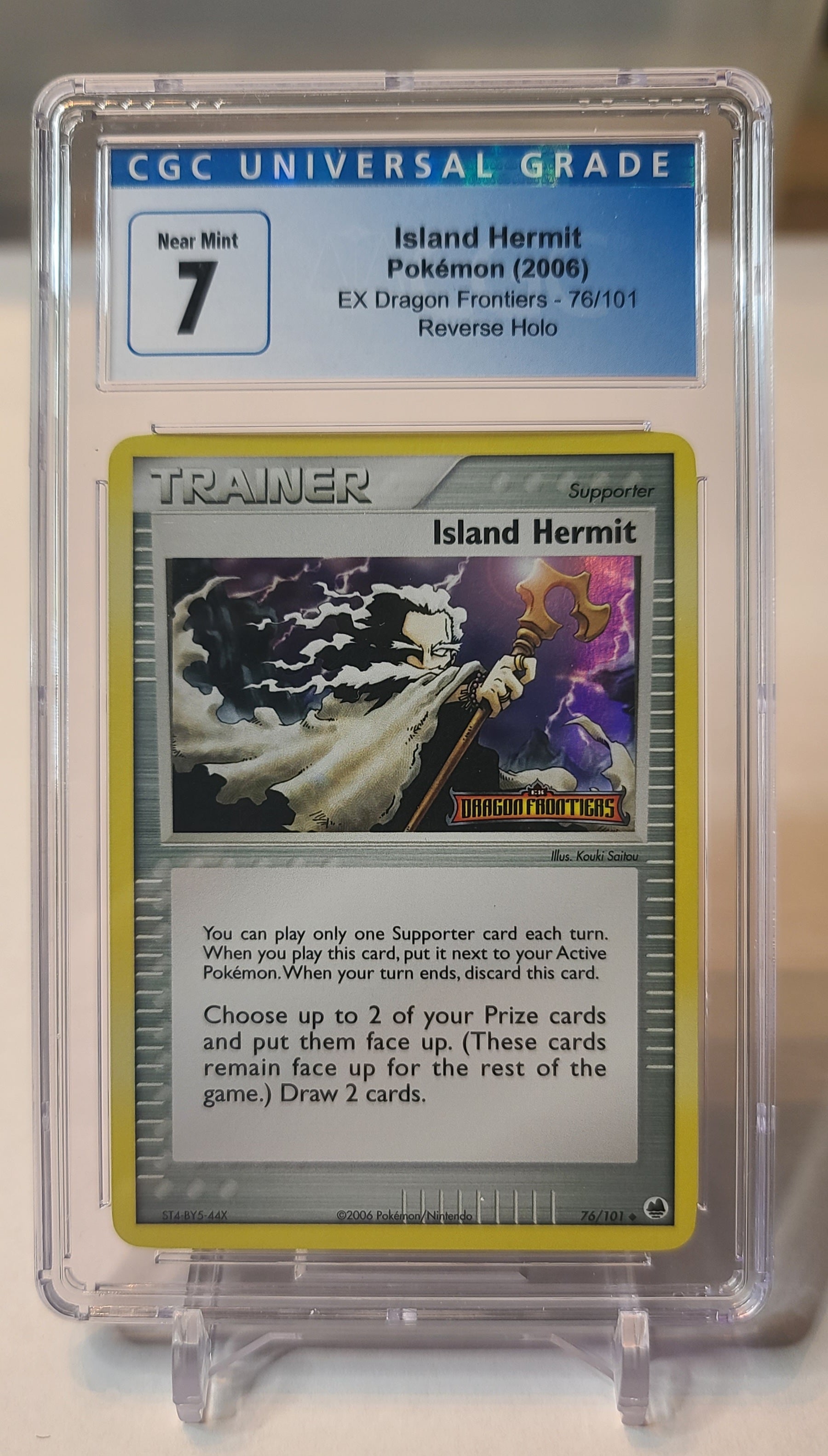 Island Hermit – EX Dragon Frontiers #76 – Pokemon Card – CGC 7.0