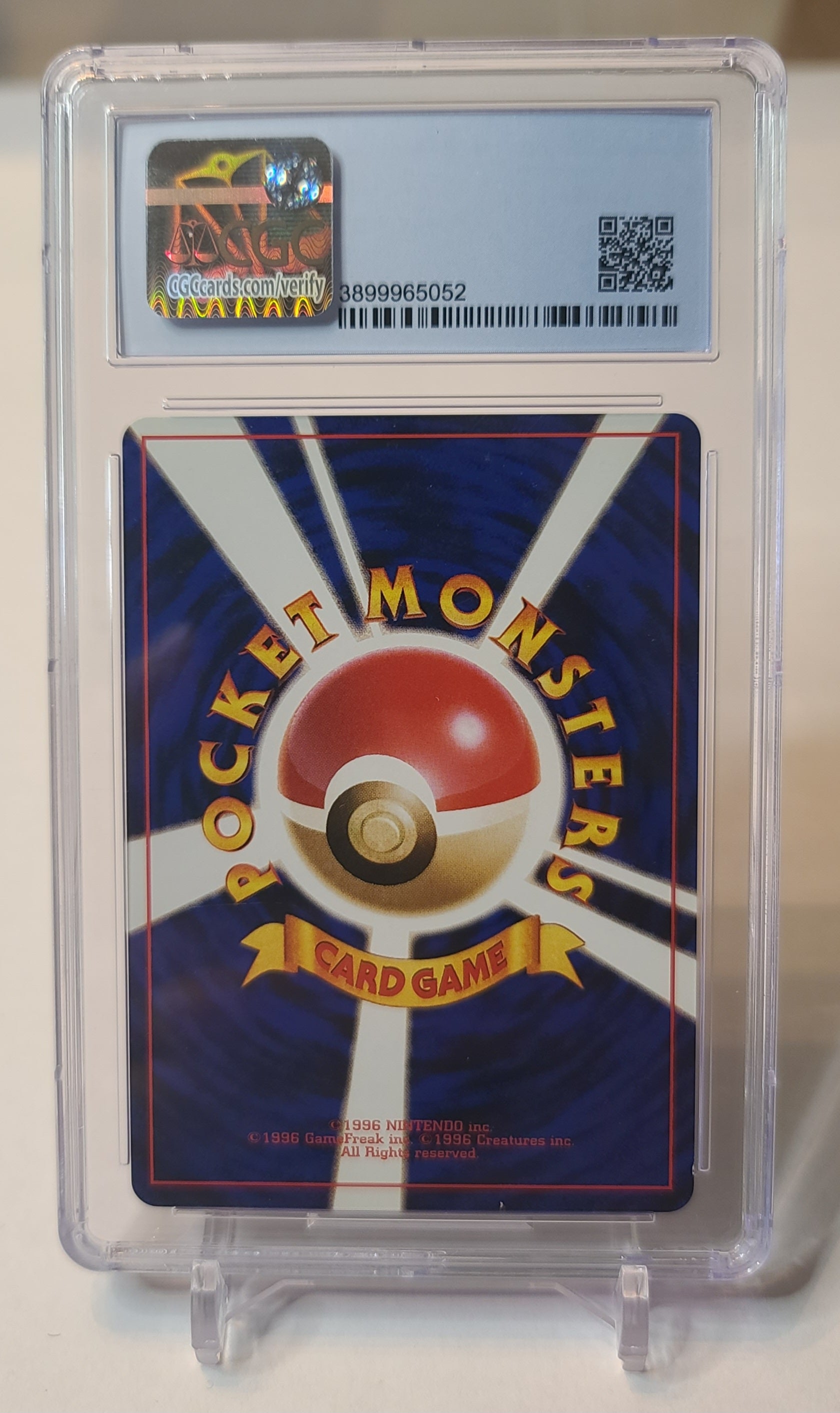 Rattata (Japanese) – Base Set #019 – Pokemon Card – CGC 8.0 Near Mint/Mint