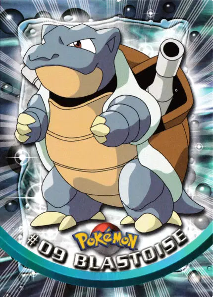 Blastoise #9 – Topps Chrome Series 1 – Rare – CGC 8