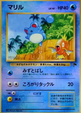 Marill (Japanese) – Southern Islands – Pokemon Card – CGC 8.5 Near Mint