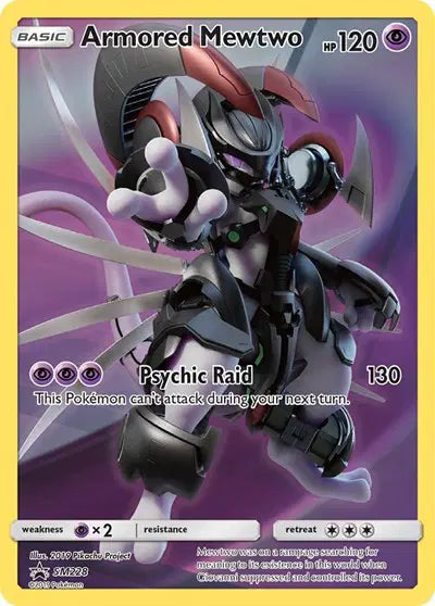 Armored Mewtwo – SM228 Sun & Moon Promo – Pokemon Card – CGC 8.0 – Holo Rare